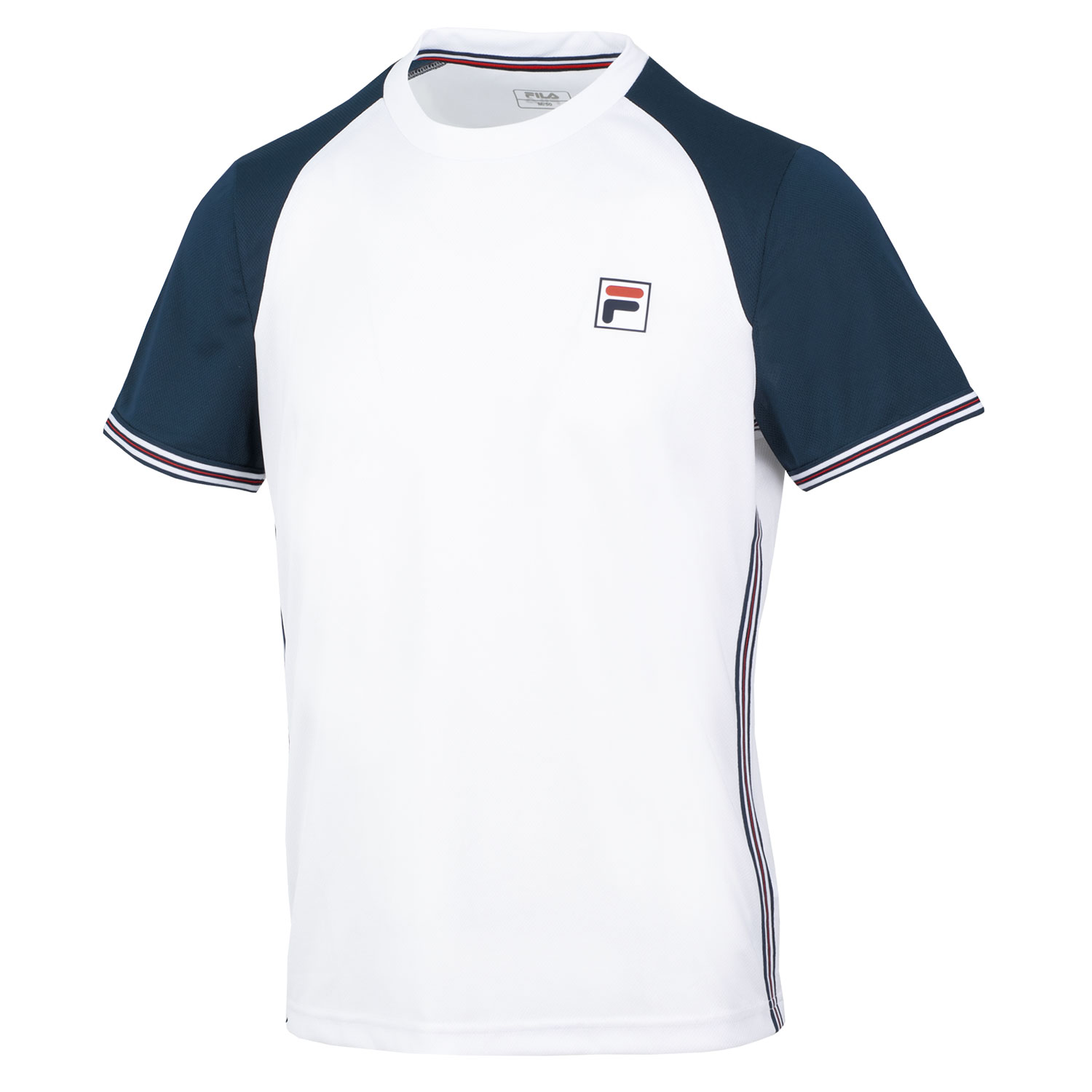 FILA SHIRT ALFIE WHITE-PEACOAT