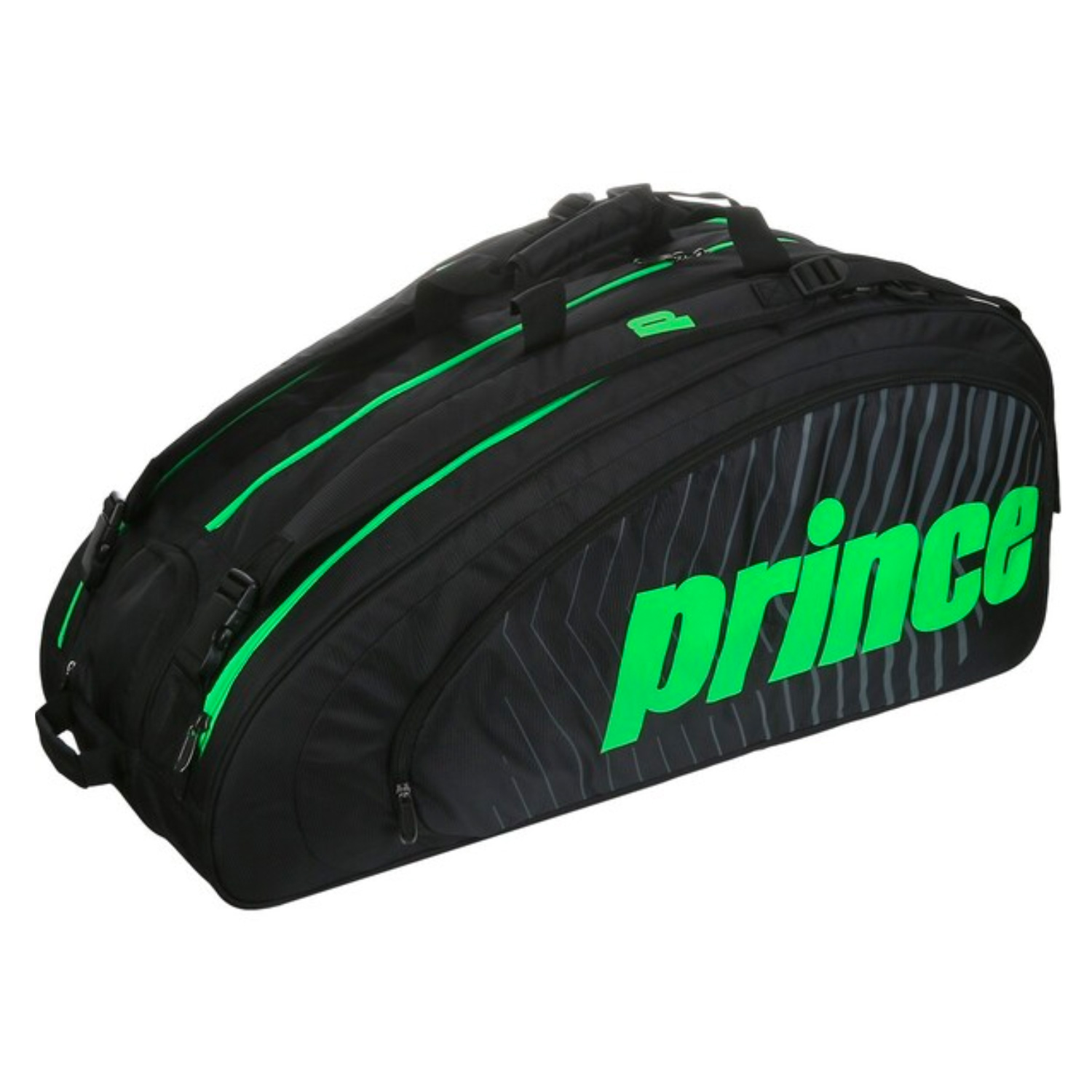 Tour Challenger 9 Racket Bag Black Green