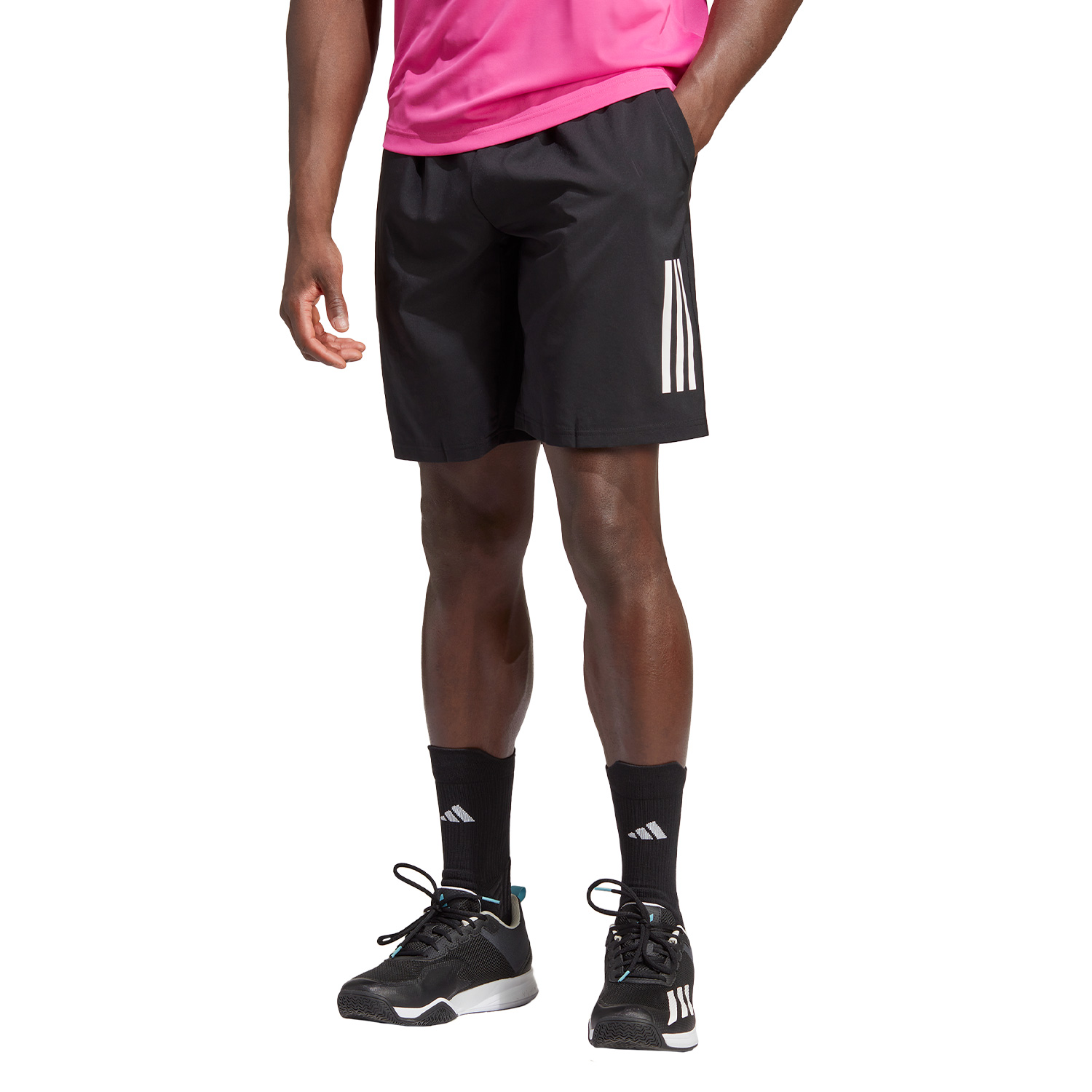 CLUB 3-STRIPES TENNIS SHORTS black