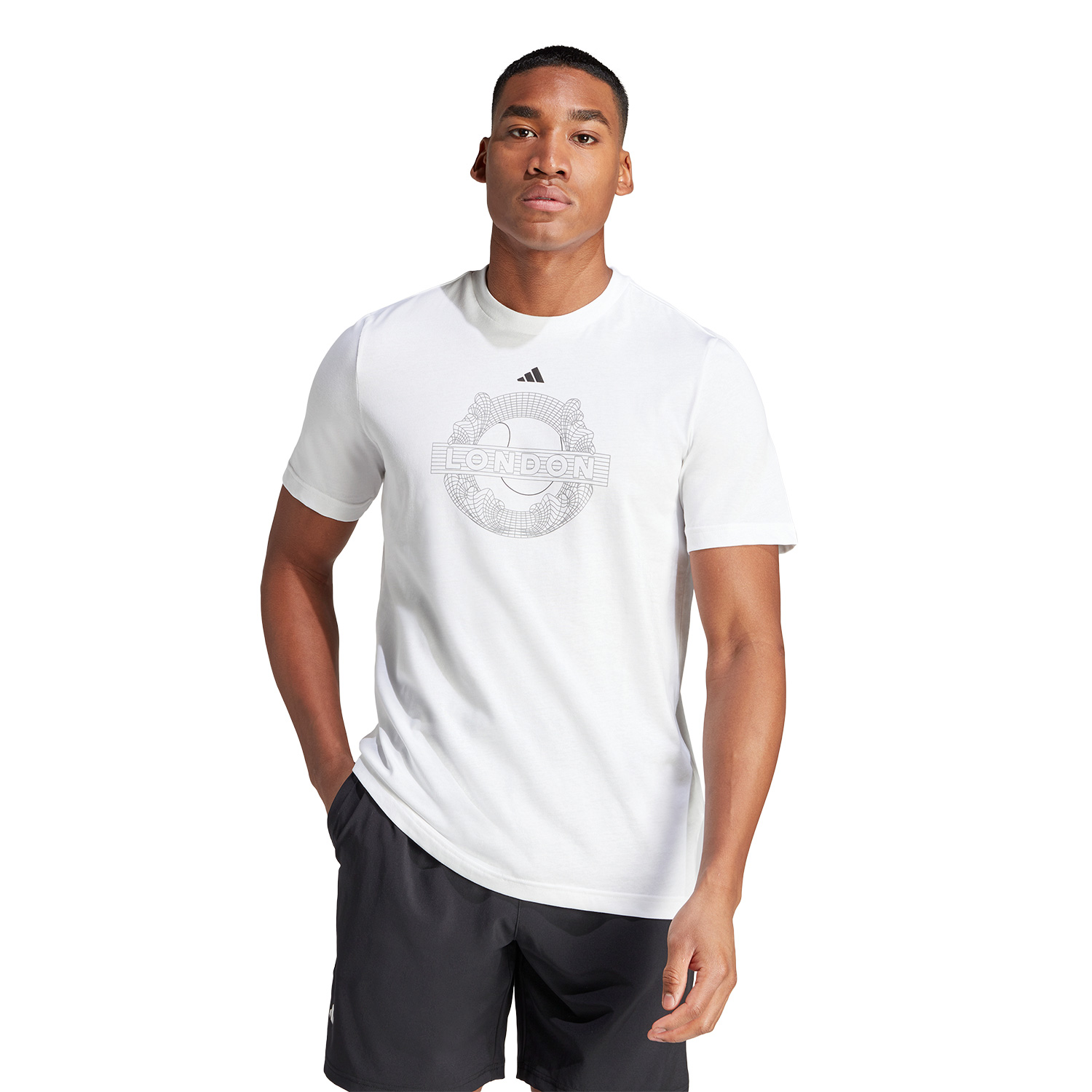 AEROREADY TENNIS GRAPHIC T-SHIRT white