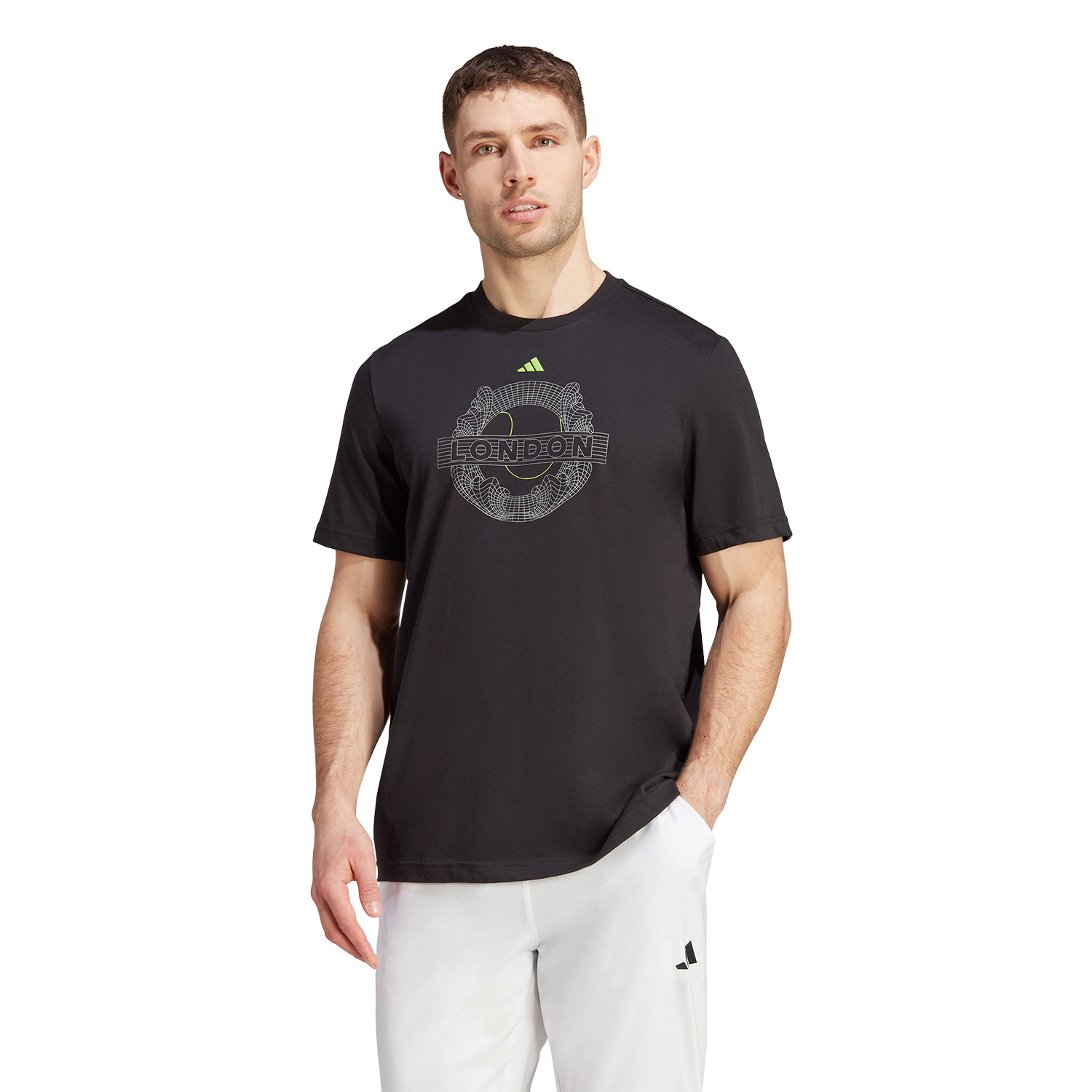 AEROREADY TENNIS GRAPHIC T-SHIRT black