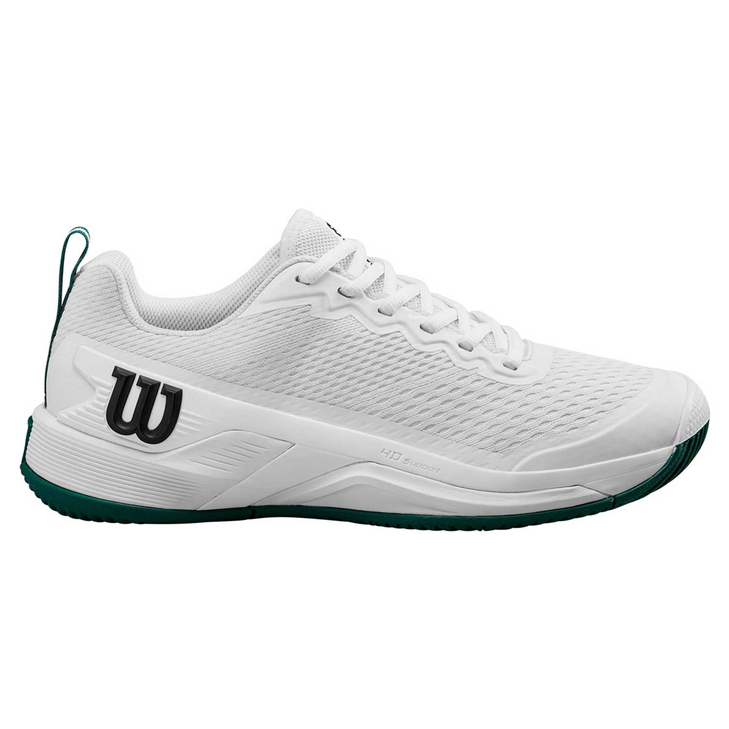 Wilson Rush Pro 4.5 Mens Tennis Shoes (White/Aventurine)