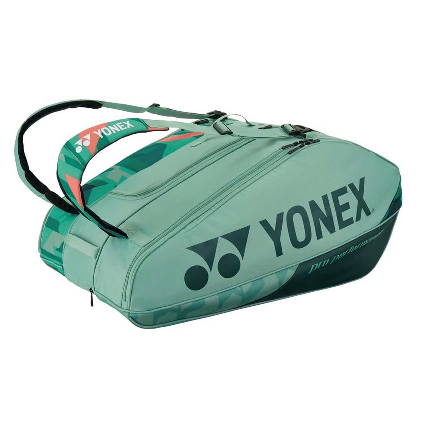 Pro Racquet Bag Racket Bag 9 Pack-Green,Orange