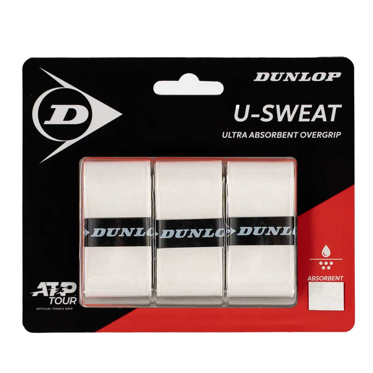 U-SWEAT OGRIP WHT 3PCS BLISTER